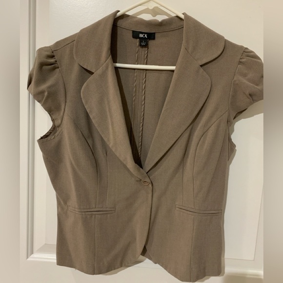 BCX Large Tan/Brown small coat jacket. - Picture 2 of 4